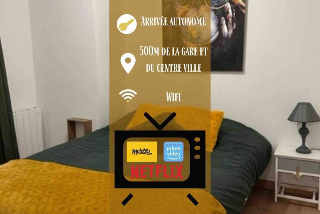 Appart 500 M Centre Ville - Gare Soissons Eksteriør billede